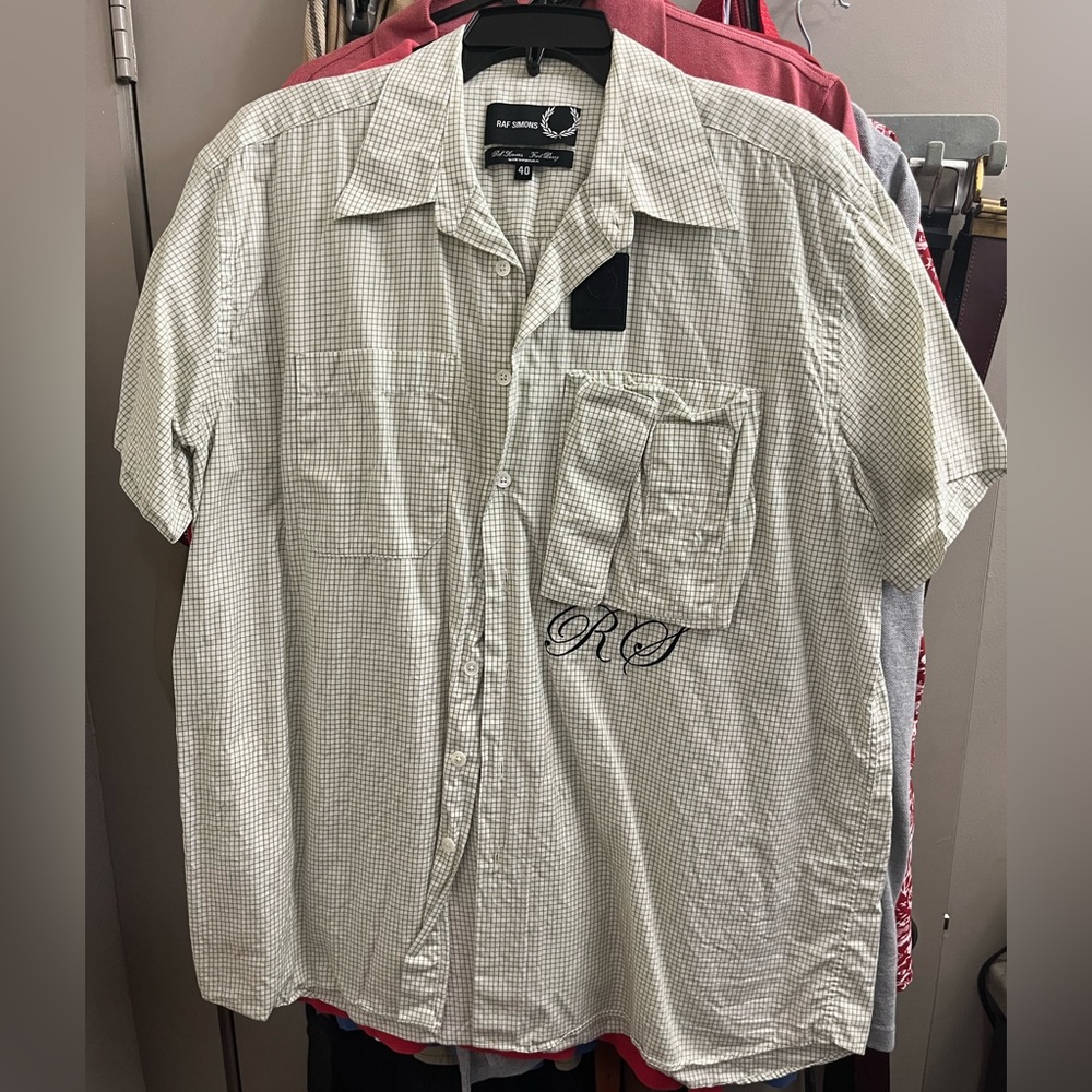 Raf Simmons short sleeve button down